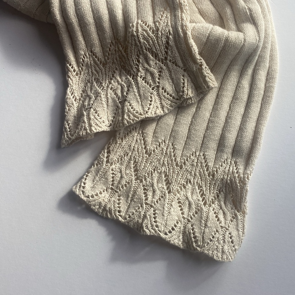 Zara Ribbed Knit Pants - Picture 3 of 5